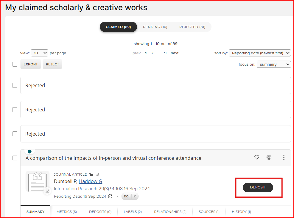 A screenshot of the button listed above.