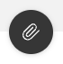 A screenshot of the black paperclip sign in the top right corner of your projects page.