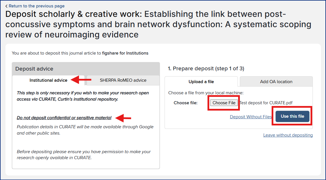 A screenshot of the steps listed above.